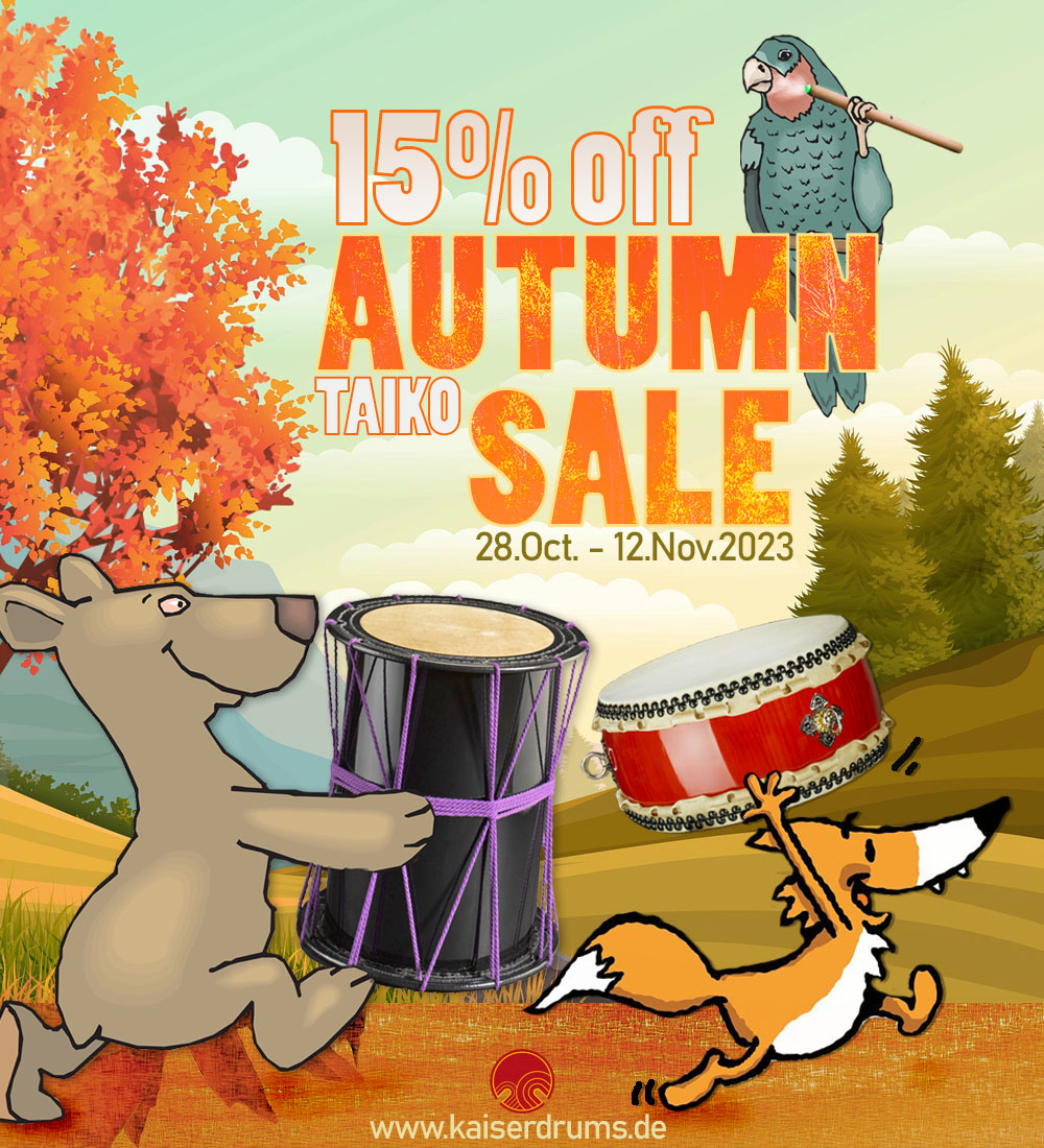 AUTUMN SALE at KAISER DRUMS, 15% off from 28. October - 12. November 23 🍁🍂 