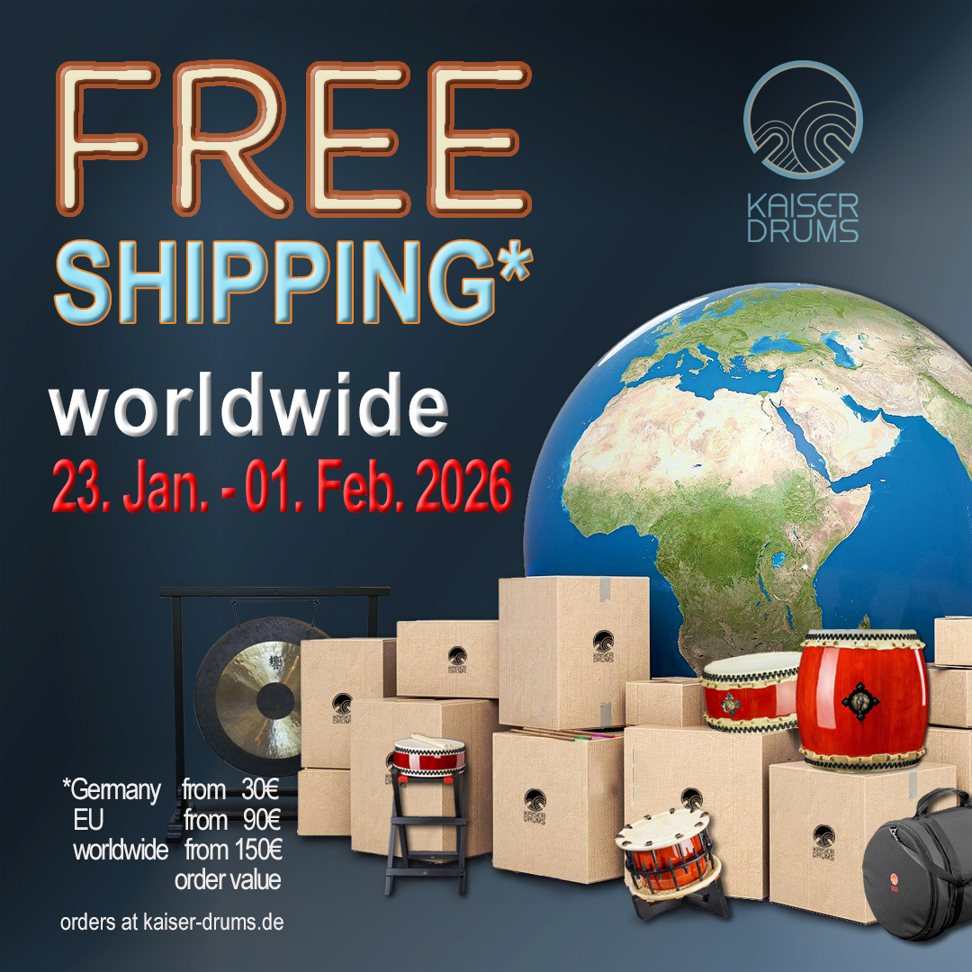 Free Shipping worlwide from 23. Jan.-01. Feb. 2026