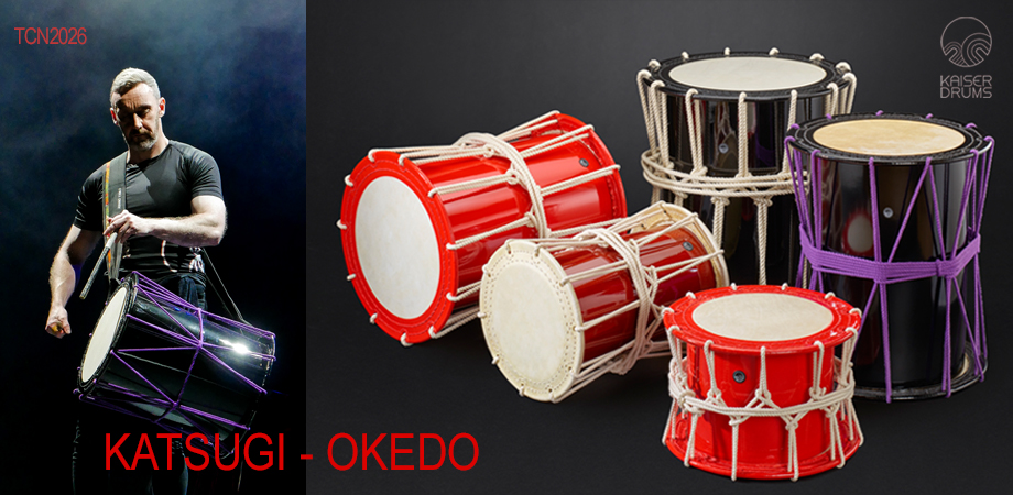 KAISER DRUMS Katsugi/Okedo drums