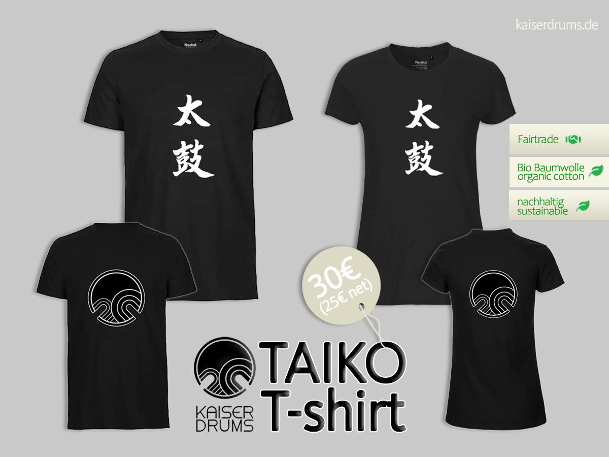 TAIKO T-shirts  (30€ / 25€ net) 